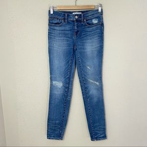 Madewell Skinny Skinny Jeans Ripped Patched 26